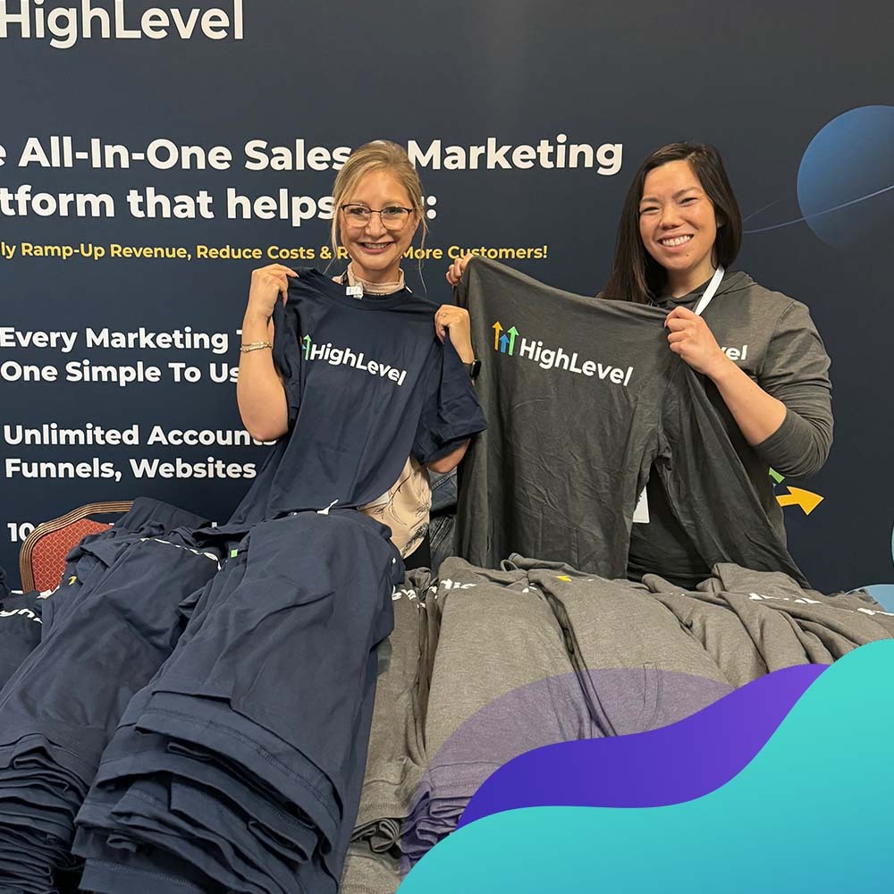 gohighlevel's tweet photo. The HighLevel team had a great time hanging out and networking at the SEO Spring Training event in Scottsdale! From passing out swag to having raffles and giveaways, we loved being a part of it all. What event will we see you at next? 🤩
#GoHighLevel #SEOSpringTraining https://t.co/bZmqS34dPO