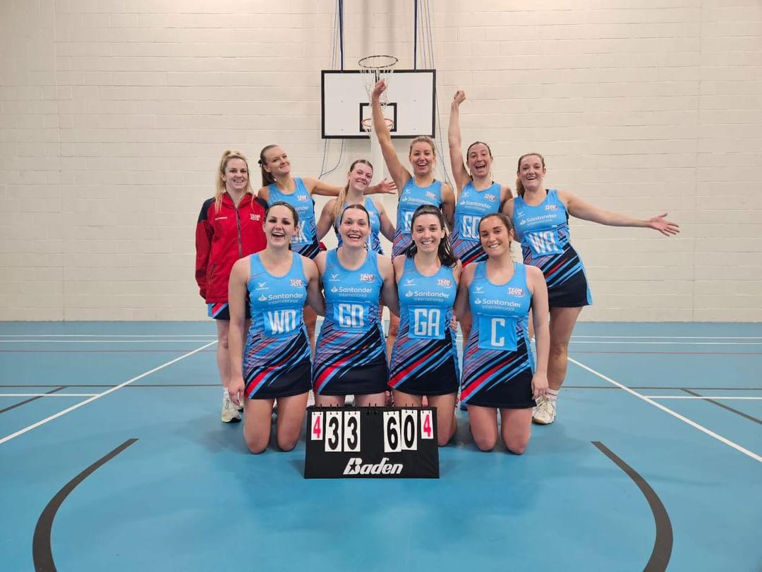 𝗖𝗛𝗔𝗠𝗣𝗜𝗢𝗡𝗦! 🏆 A huge congratulations to Team Jets Netball Club who secured the South West Regional 1 league title yesterday! 😁 Their attentions now turn to the Premiership play offs! Go kill it ladies! 🇯🇪
