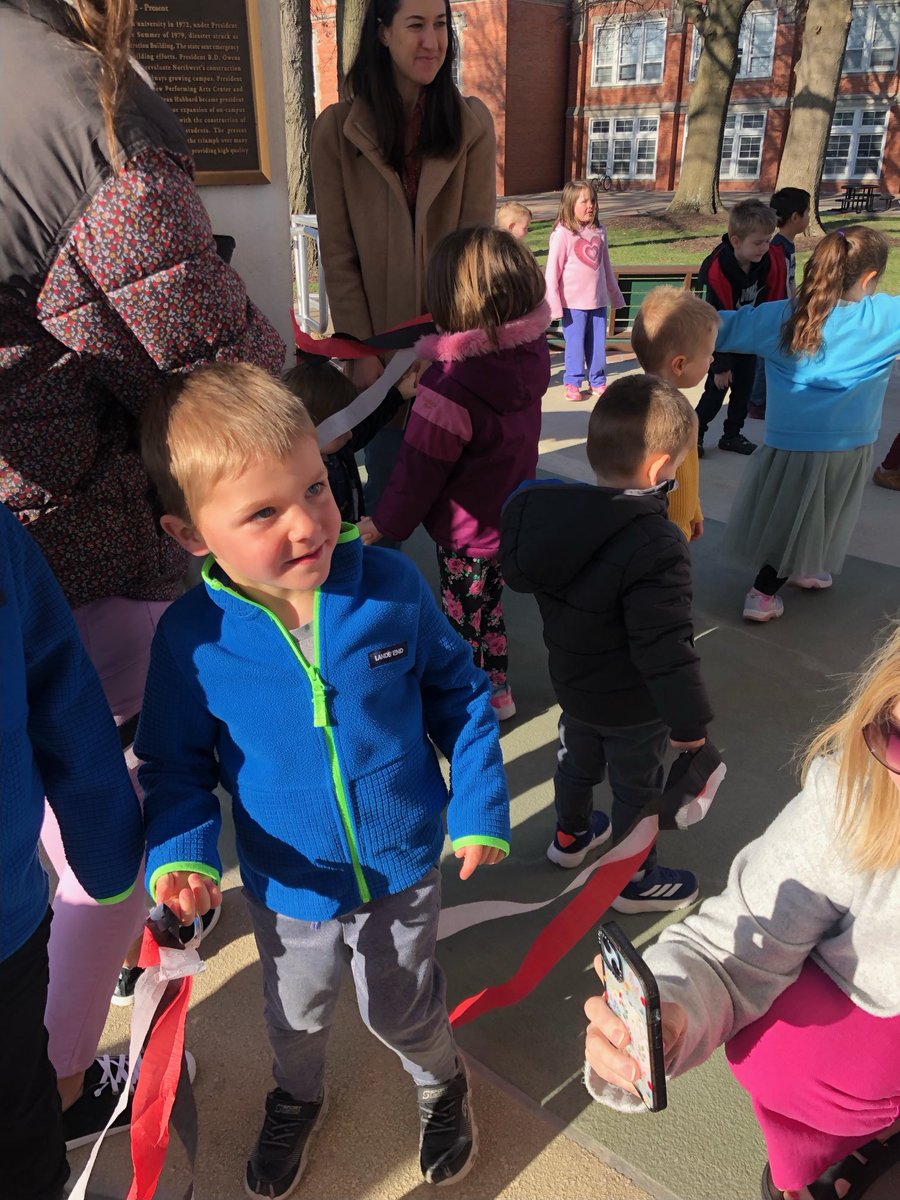 Dance party under the Bell Tower this morning to kick off the “Week of the Young Child”.