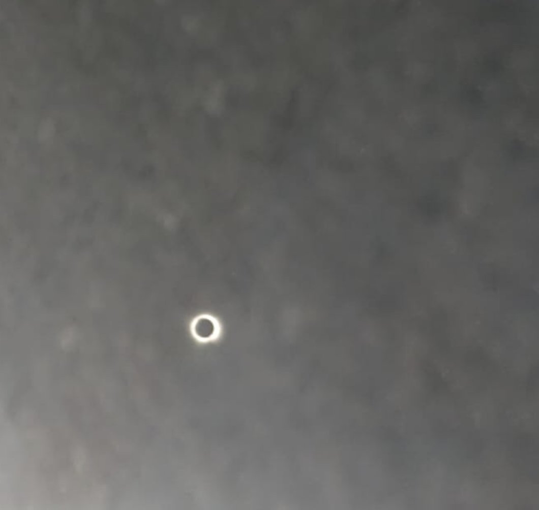 Incredible to watch a once-a-lifetime Solar Eclipse in its totality!