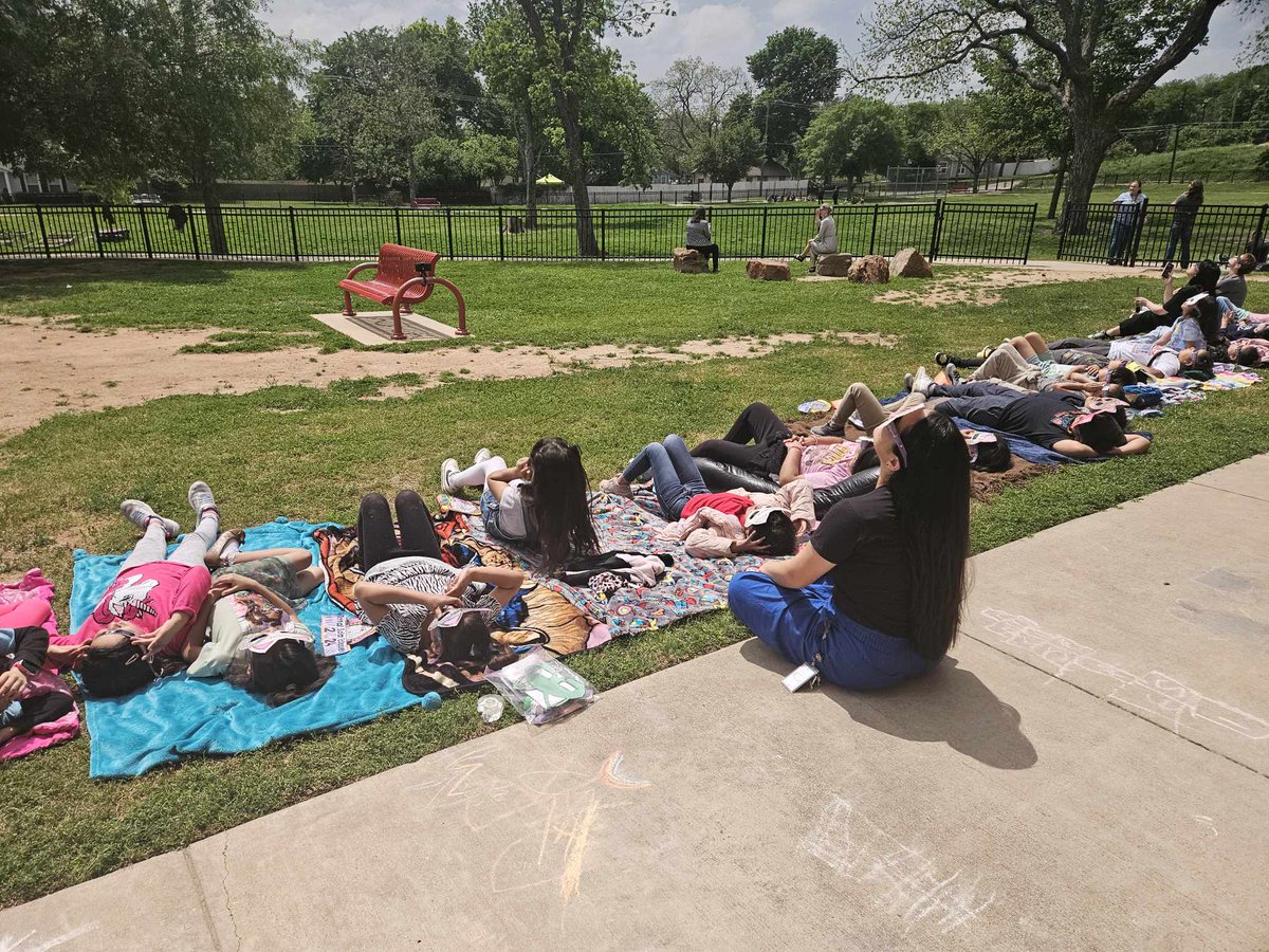 Ready for the #TotalSolarEclipse2024 #AVCato #castleberryisd #CISDleadingtheway #bilingual