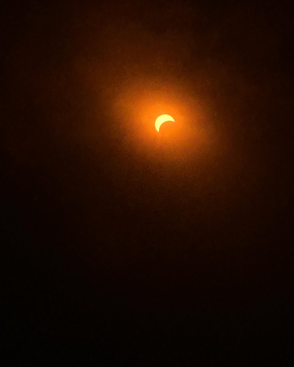 “Today, the Here and Now team watched the total solar eclipse right outside our studios! 🌒

Where did you experience this once-in-a-lifetime eclipse?”