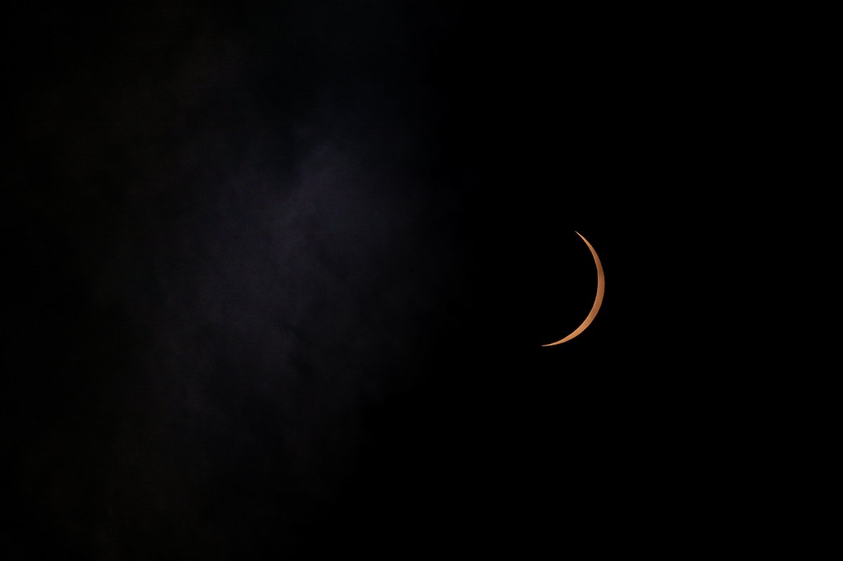 Eclipse viewing from Denton at Texas Woman's University. How did the eclipse look from where you were? #Eclipse2024