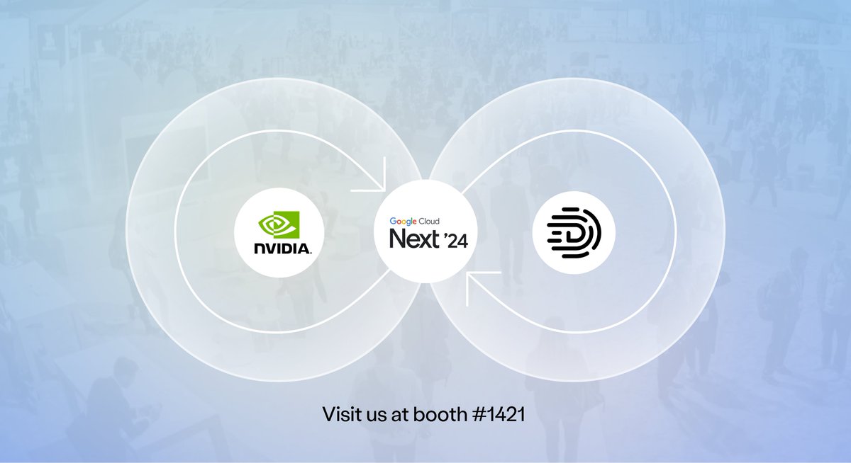 Digits is proud to partner with @NVIDIA 🤝 and showcase the latest in our AI technology at their booth during #GoogleCloudNext. We'll demo Digits AI 🧠 and discuss how NVIDIA GPUs 💻 are helping us build and deploy our proprietary LLMs — powering the world's first full-service