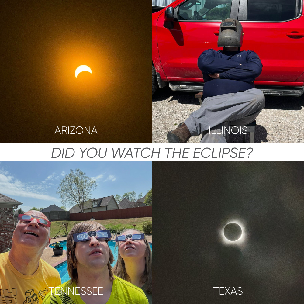 Huma_US's tweet image. Our team, spread out like stardust, had a blast catching the solar eclipse from different parts of the country!🌒

Where were you watching from? Tell us in the comments!

#Huma #SolarEclipse #Eclipse2024 #Eclipse