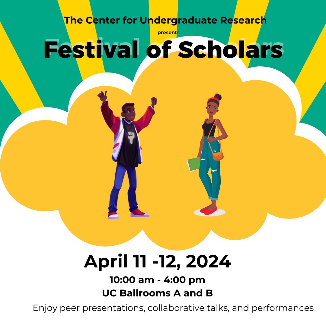The Festival of Scholars is 3 days away!  

This Thursday and Friday, don’t miss your chance to witness this showcase of nothing but eXcellence from your fellow Xavierite students and Faculty.
 
Make your plans to attend and invite a friend!
#XULA #FOS2024