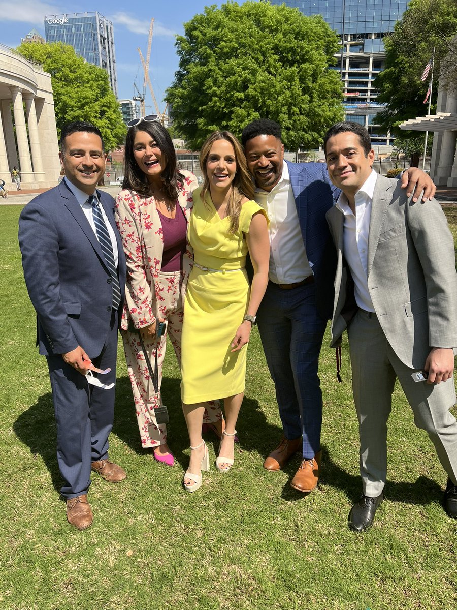 We had to! It’s not very often that we get together. It was very special to watch the eclipse with this wonderful team. We missed you @CNNValencia! #2024Eclipse #CNN #SouthEastBureau #Atlanta