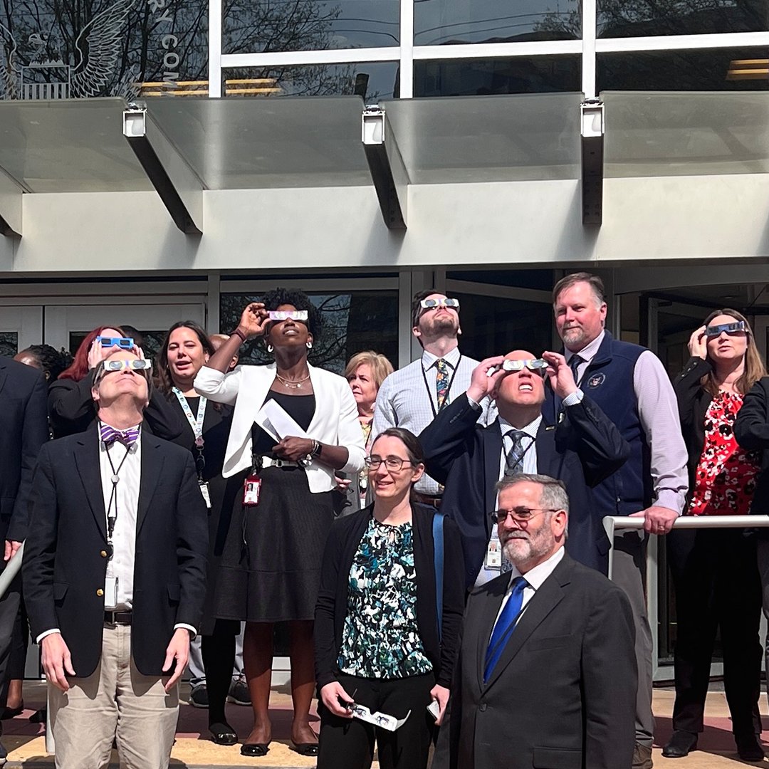 Several nuclear power plants were in the “path of totality' during the solar eclipse today. As always, our inspectors kept watch on safe plant operations no matter what was happening overhead. (At HQ in Maryland, we also took a minute to watch the sky.)