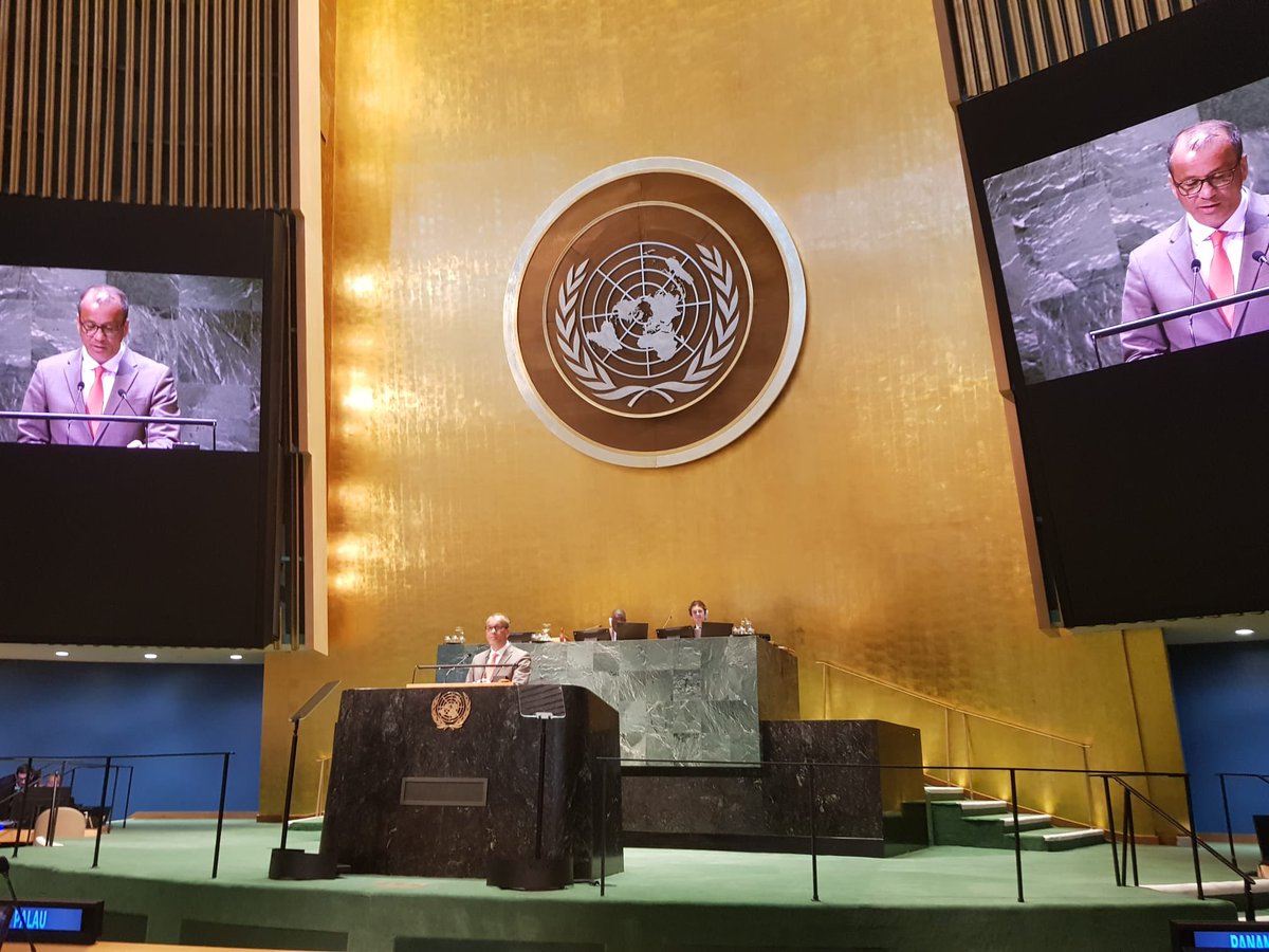 At today’s #UNGA meeting, Romania’s main messages were : ✔️a call for unconditional release of hostages held by Hamas; ✔️emphasis on the need to increase humanitarian aid inside Gaza; ✔️full support for a two-state solution for a lasting resolution of #MEPP conflict