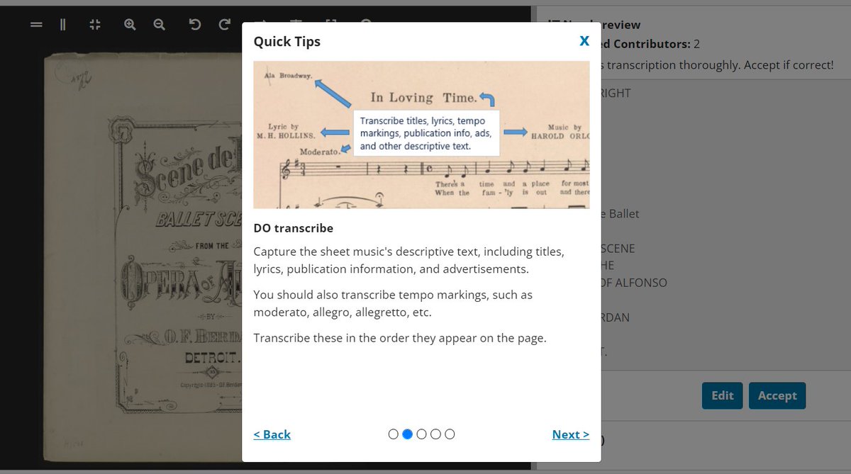 We've made some changes! We hope these updates to By the People will help new and seasoned volunteers encountering new collections and tricky pages. Read about our improved How-To Guide and Quick Tips then try them out: historyhub.history.gov/crowd-loc/b/cr…