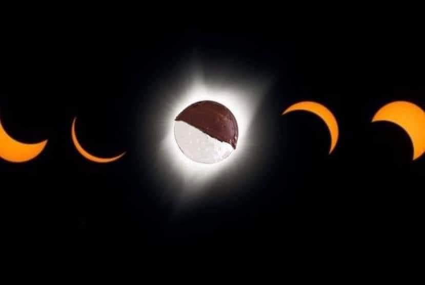 The eclipse from Utica NY. #uticany #utica