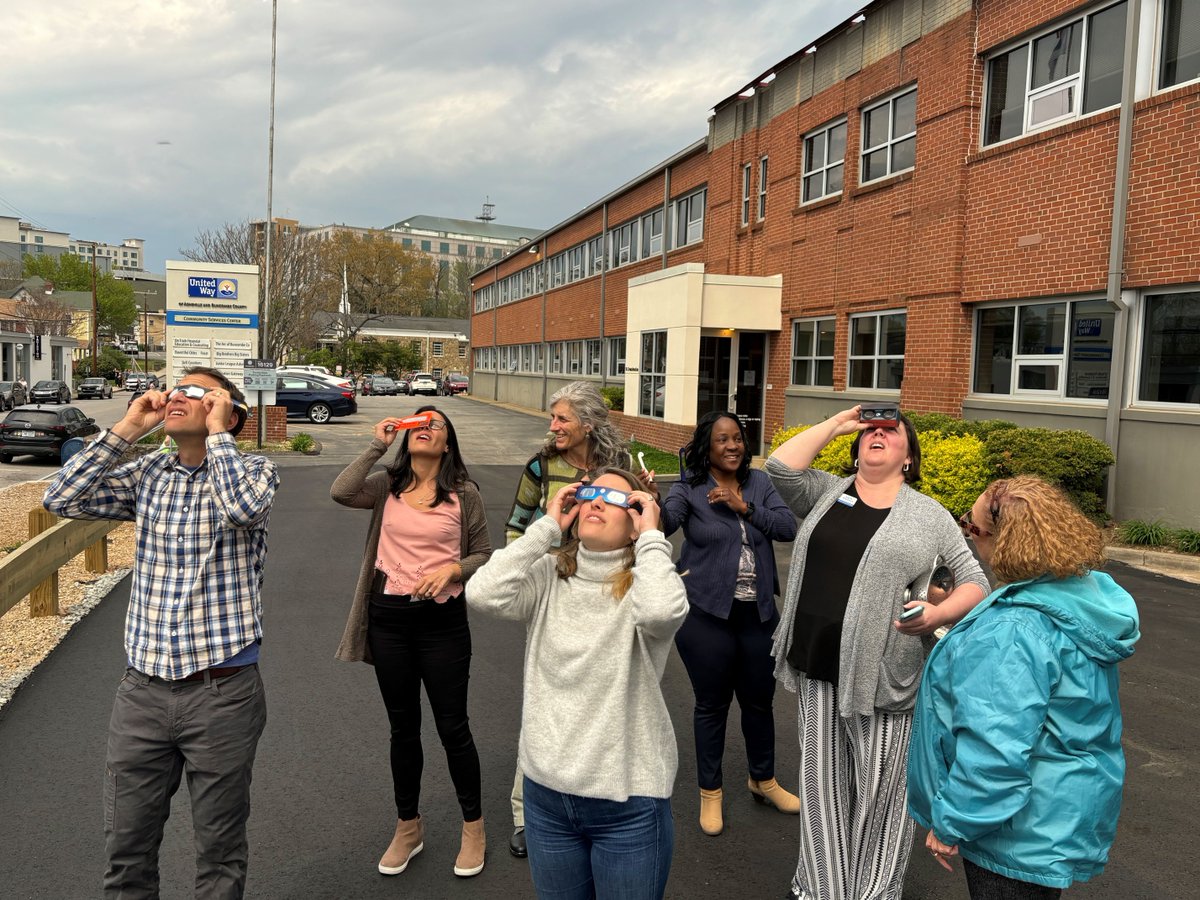 Today was an absolute blast at UWABC!
Why, you ask? Well, we were all starstruck (pun intended) by the amazing celestial event - the one and only SOLAR ECLIPSE! 🌞🌑
Did you catch a glimpse of the eclipse today? Share your experience with us! 🌌 
#unitedwayabc