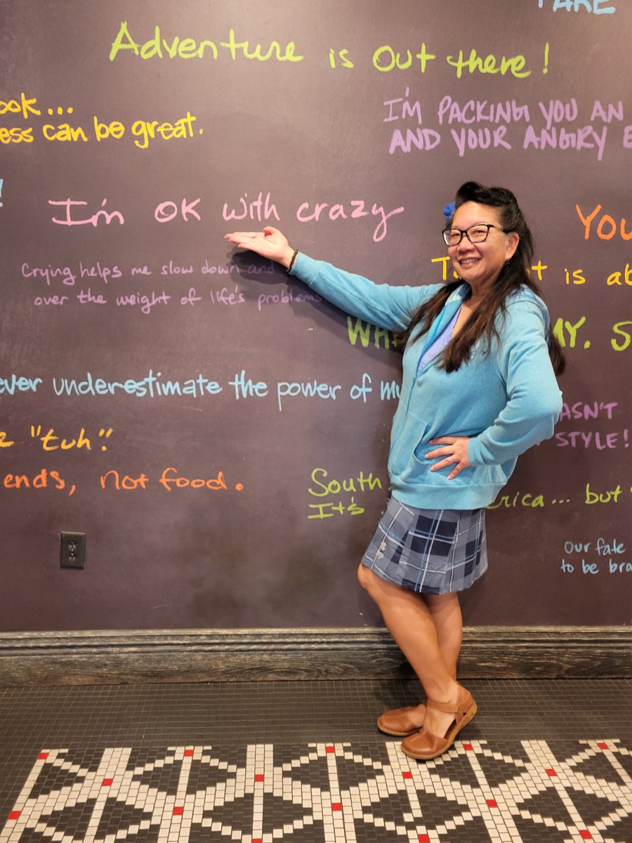 Yup, I'm okay with crazy or some level because you need to be a bit crazy to deal with the family. Also, if you cannot deal with crazy, then move along specimen.