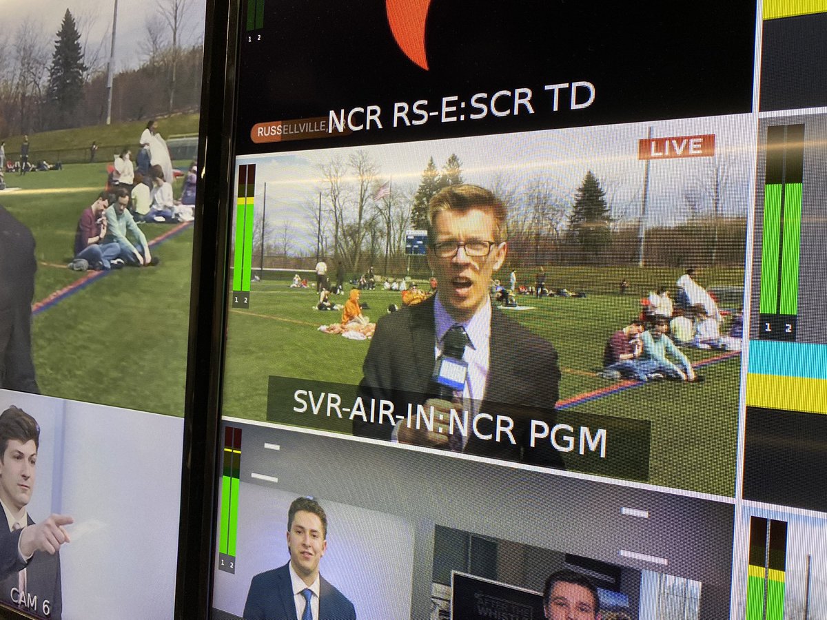 Steve Kraycik (@tv_agent_steve) on Twitter photo What a fun day! The <a href="/CentreCountyRep/">Centre County Report</a> students nailed #Eclipse2024 coverage with a 20-min live TV special report featuring crews in State College and Erie, and live pics from CNN and NASA around the country!
Incredible experience for these <a href="/penn_state/">Penn State</a> student journalists. What a fun day! The <a href="/CentreCountyRep/">Centre County Report</a> students nailed #Eclipse2024 coverage with a 20-min live TV special report featuring crews in State College and Erie, and live pics from CNN and NASA around the country!
Incredible experience for these <a href="/penn_state/">Penn State</a> student journalists.