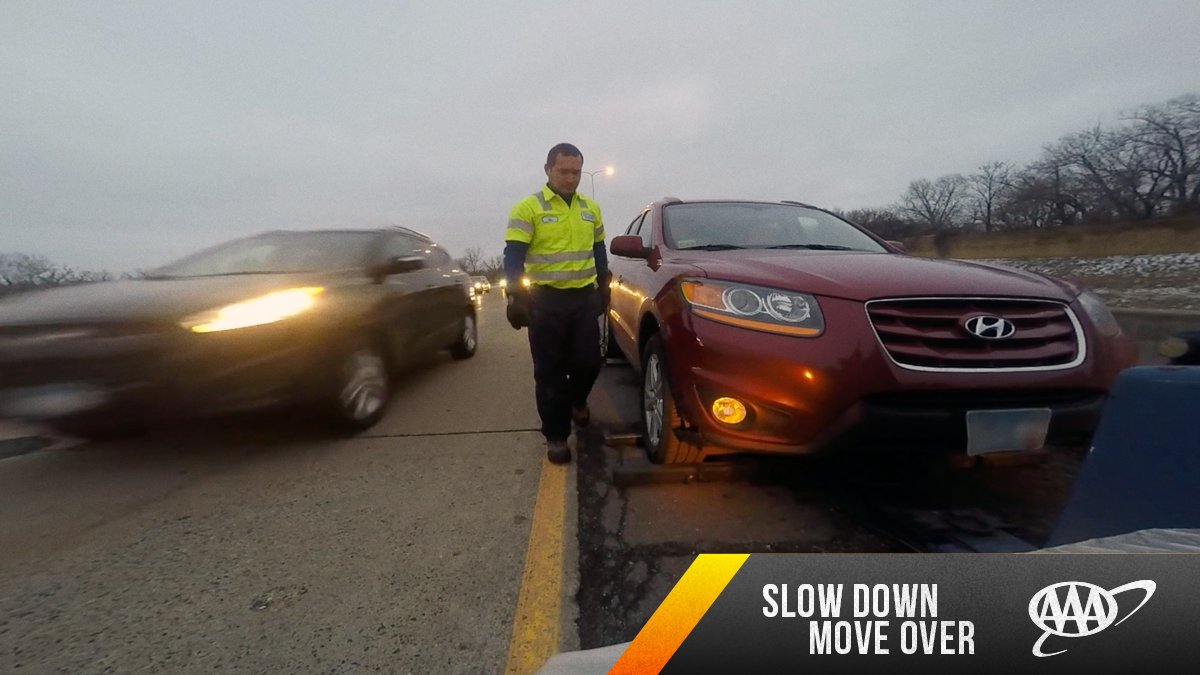 Always remember to #SlowDownMoveOver - Your actions on the road can make a world of difference for those on the roadside. #MoveOverMonday