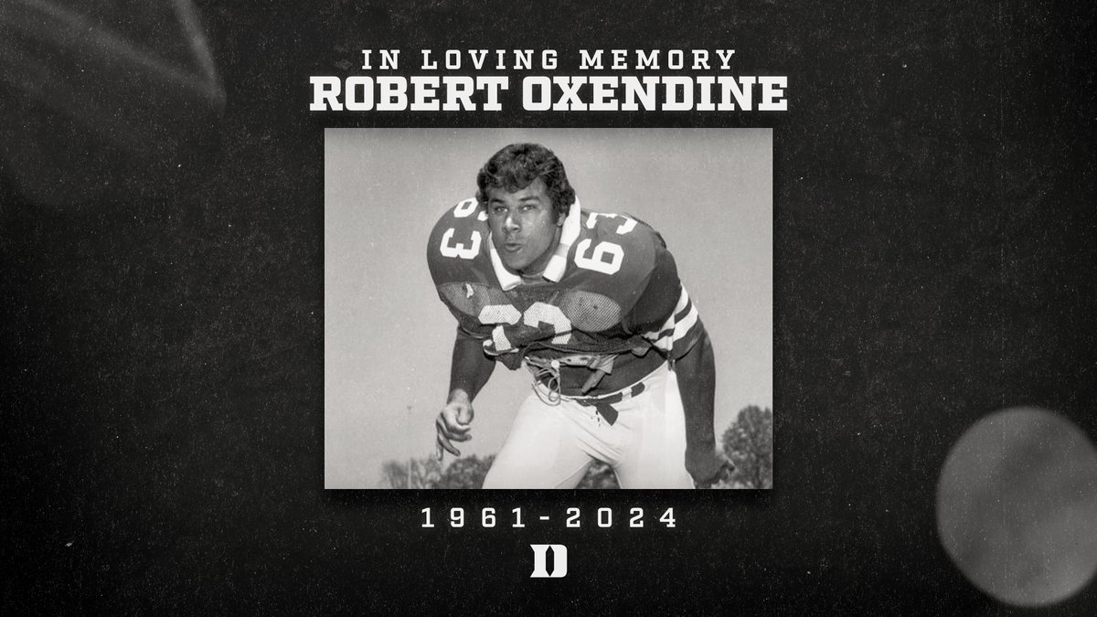 We mourn the loss of former Blue Devil All-American Robert Oxendine. 📝 goduke.com/news/2024/4/8/…