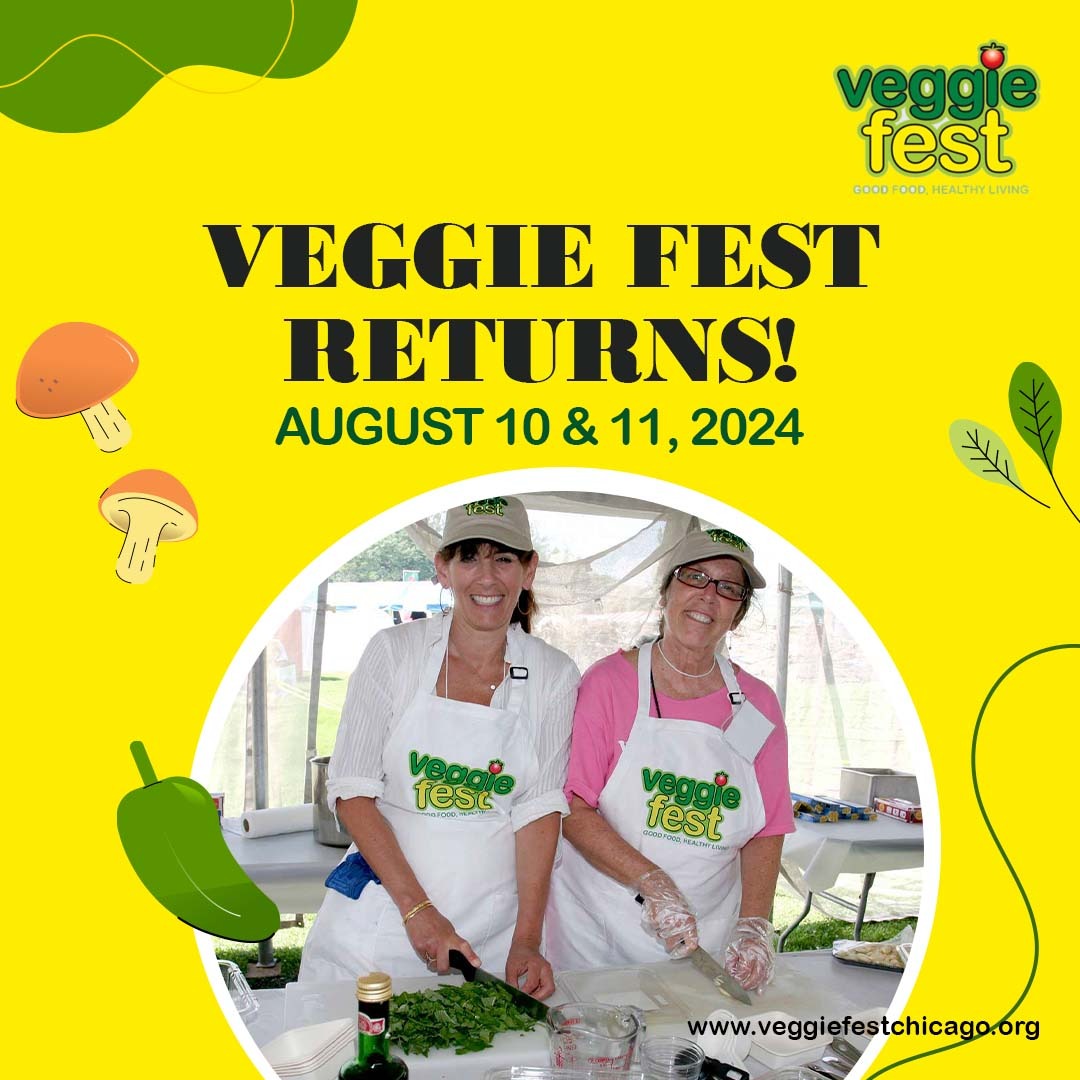 Get ready to indulge in a feast of flavors as Veggie Fest returns to Chicago! This exciting event celebrates the vibrant world of plant-based living. Mark your calendars and join us at Veggie Fest for a weekend of fun, food, and inspiration. #vf2024 #vegfest #kidfriendly #vegan