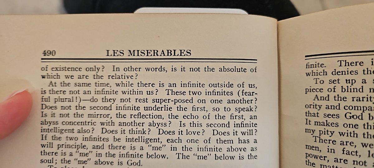 'If there is an infinite outside of us, is there not an infinite within us?'

Victor Hugo
Les Miserables
Volume II, Book VII, Section V 

#classicquotes
#classicliterature
