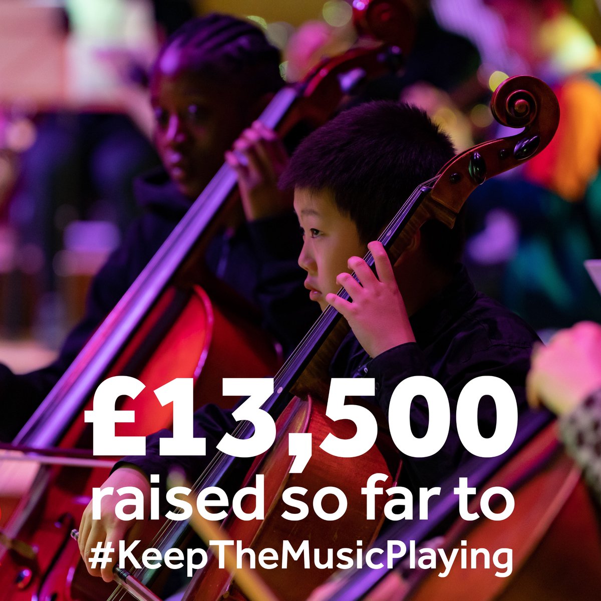 10 weeks into our campaign and we’ve raised £13,500! Your generous donations support programmes like our Inspire primary workshops that introduce the whole school to orchestral music. Help us to #KeepTheMusicPlaying with young people by donating today londonmozartplayers.com/donate