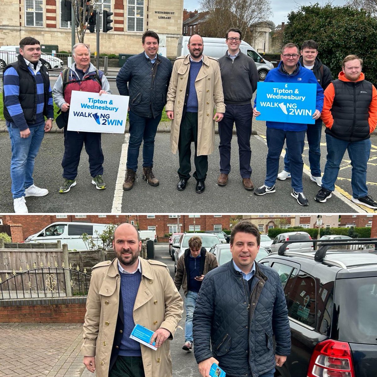 Teaming up with my PPS @Shaun4WBW and @ChapScottman for some canvassing in #FriarPark #Wednesbury for @Tom4PCC & @andy4wm Shaun has been a great MP since 2019 and has worked incredibly hard with Scott since 2021 to help the local community on issues like crime and antisocial…