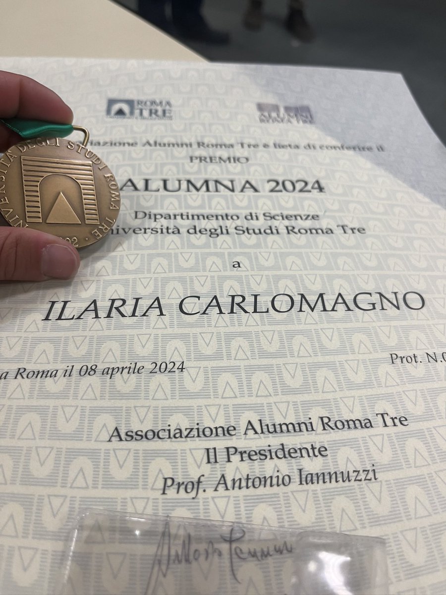 #Alumni @UnivRoma3 @Scienze_RomaTre