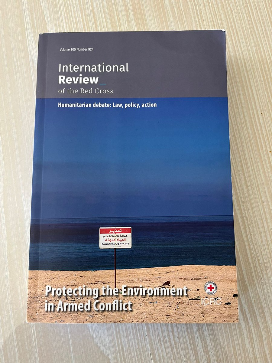 Ezequiel_Heffes's tweet photo. 🎉Pleased to have received the last issue of the @ICRC Review, where my book on "Detention by Non-State Armed Groups under International Law" (@CUP_Law) is discussed by great scholars and practitioners, including @TRodenhaeuser @KatharineFortin @manachamango and René Provost https://t.co/ufK96ntcgO