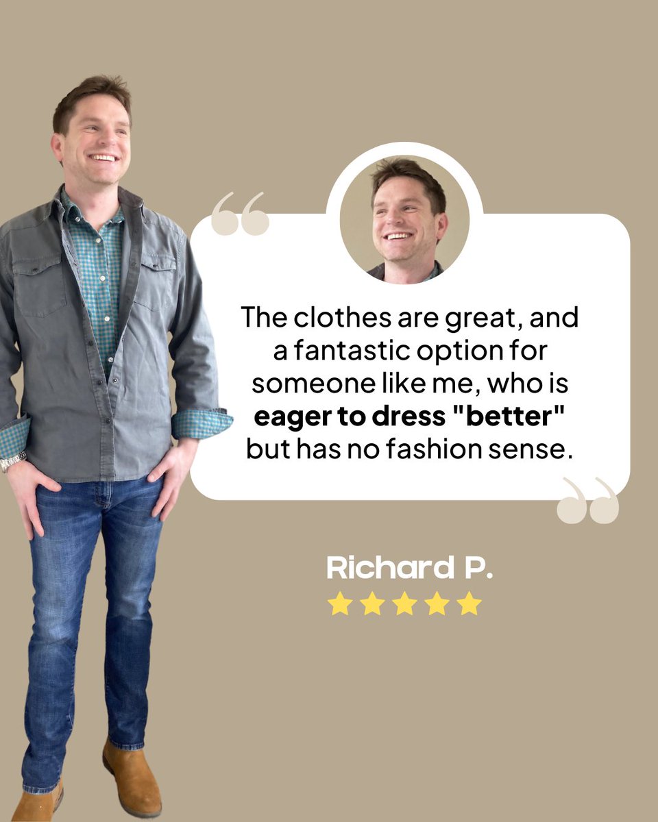 As a busy doctor, <a href="/Rick_Pescatore/">Dr. Rick Pescatore</a> likes to dress well but has no time to study fashion. He gives a shout-out to his stylist, Jo, who he says “Nails it every time with curated selections tailored to my schedule.”

Thanks, Rick! Take a bow Jo!
#TaelorGuy #Testimonials
#Subscription