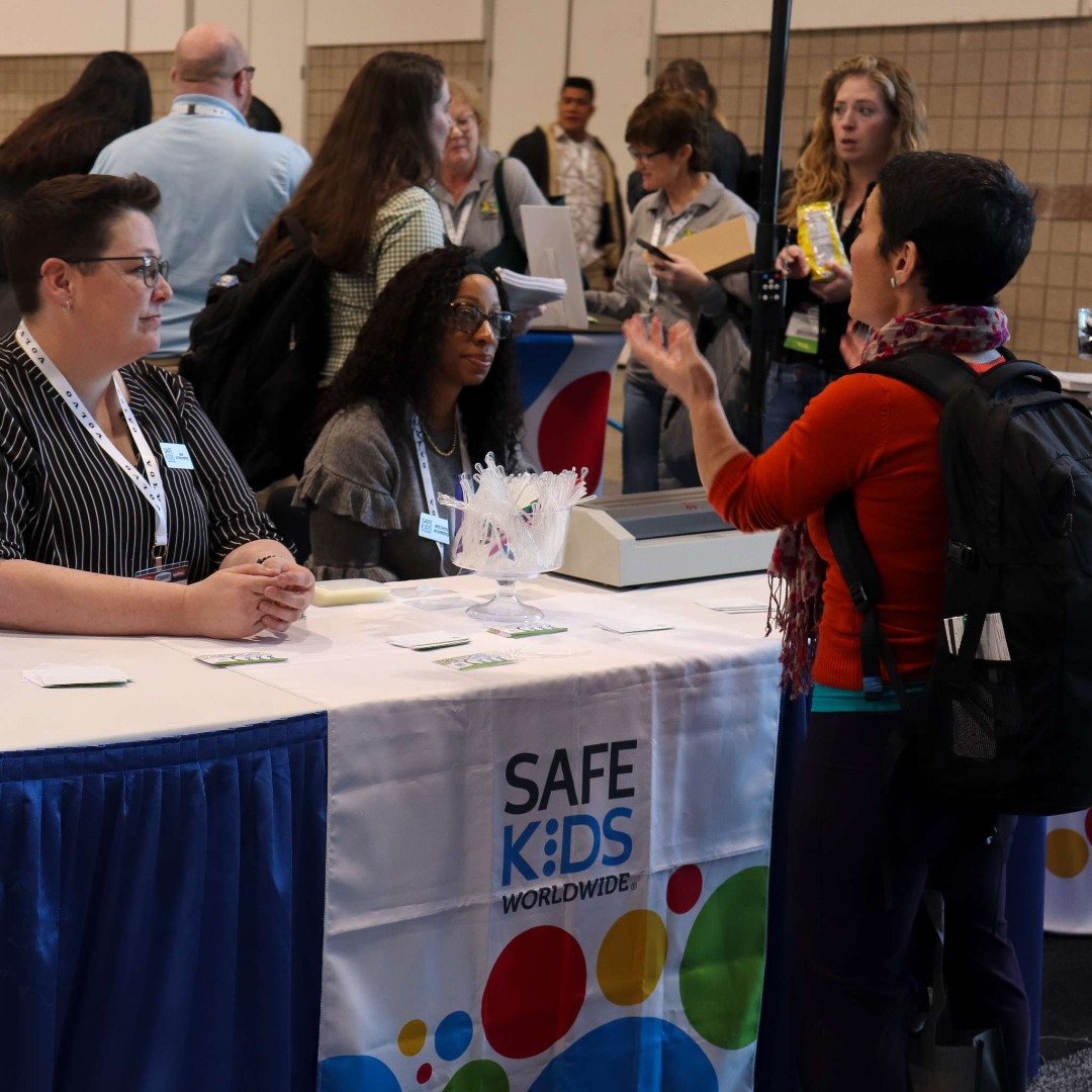 We're here at #Lifesavers2024! Come visit our booth to learn about child passenger safety, our Safe Kids Injury Risk Index (SKIRI), Safe Kids in Automated Vehicles Alliance (SKAVA), and much more. While you're there, you can take home some of our fun giveaways. 😊