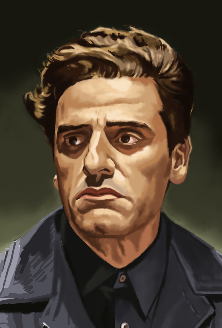 Close-up on #StevenGrant. Just need to finish his suit now. #WIP #MoonKnight #OscarIsaac #fanart #digitalart @ArtMutuals