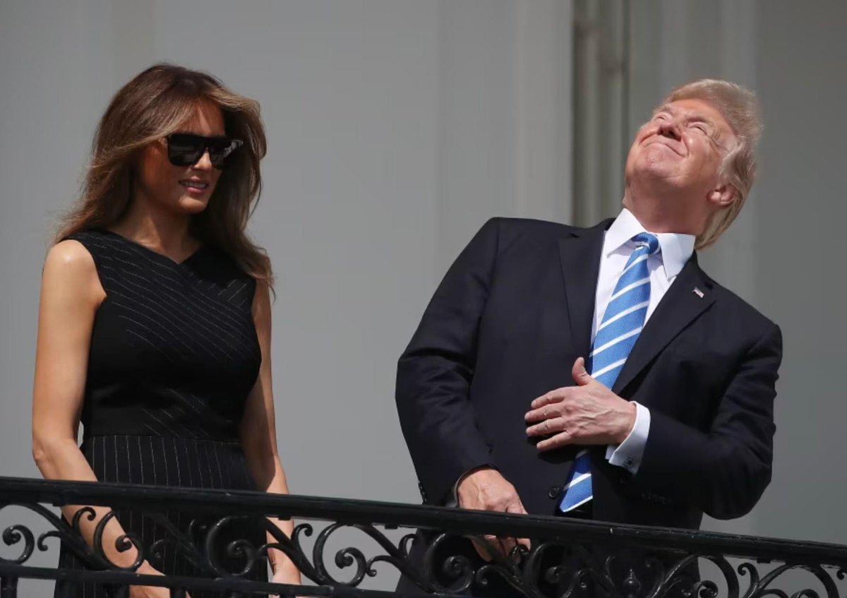 Don’t be like this idiot. Wear your glasses! #Eclipse2024