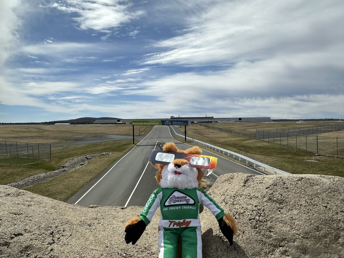 Tricky is ready to catch the eclipse! Where do you plan on watching it from? #Eclipse2024
