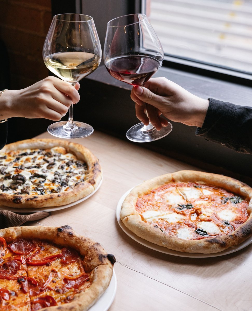 Pizza Party for Two (or More!) on Tuesdays at Cibo! Gather your crew and indulge in our half-price pizzas tomorrow at any of our three locations. From classic margherita to adventurous gourmet options, there's something for everyone. ✨️🍕 Reservations at cibowinebar.com