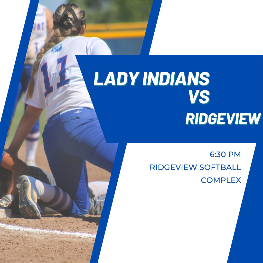 🥎GAME DAY🥎 We’re back in regular season play tonight after a great weekend at @KlassicSoftball We’re away tonight against Ridgeview. ⏰ 6:30 📍Ridgeview Softball Complex 🎟️ GoFan @AthleticsKhhs @ridaught @ThePrepZone #indianstrong #newheights