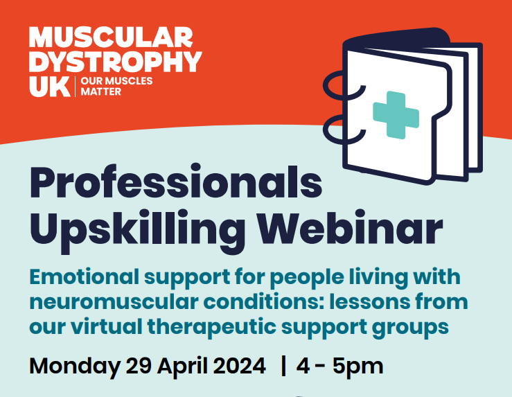 Louise Halling @videocounsellin will lead a health professionals webinar on emotional support for our community on Monday 29 April at 4pm. Sign up here: tinyurl.com/4pjvkhs5