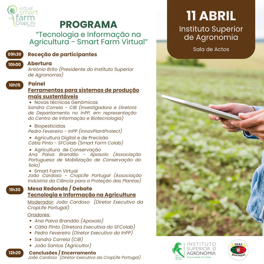 Inscrição Seminário  Tecnologia e Informação na Agricultura - Smart Farm Virtual - tr.ee/VnHG1UG821