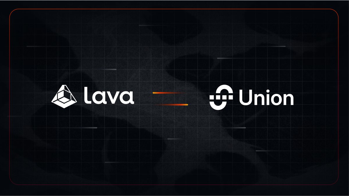 New partnership: A Union for the modular world 🧱 Lava will serve as the access layer for @union_build, enabling fast and decentralized interoperability across web3 ecosystems.