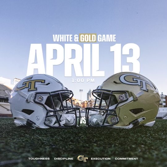 Only spring ball…but still Game Week ….! #GoJackets