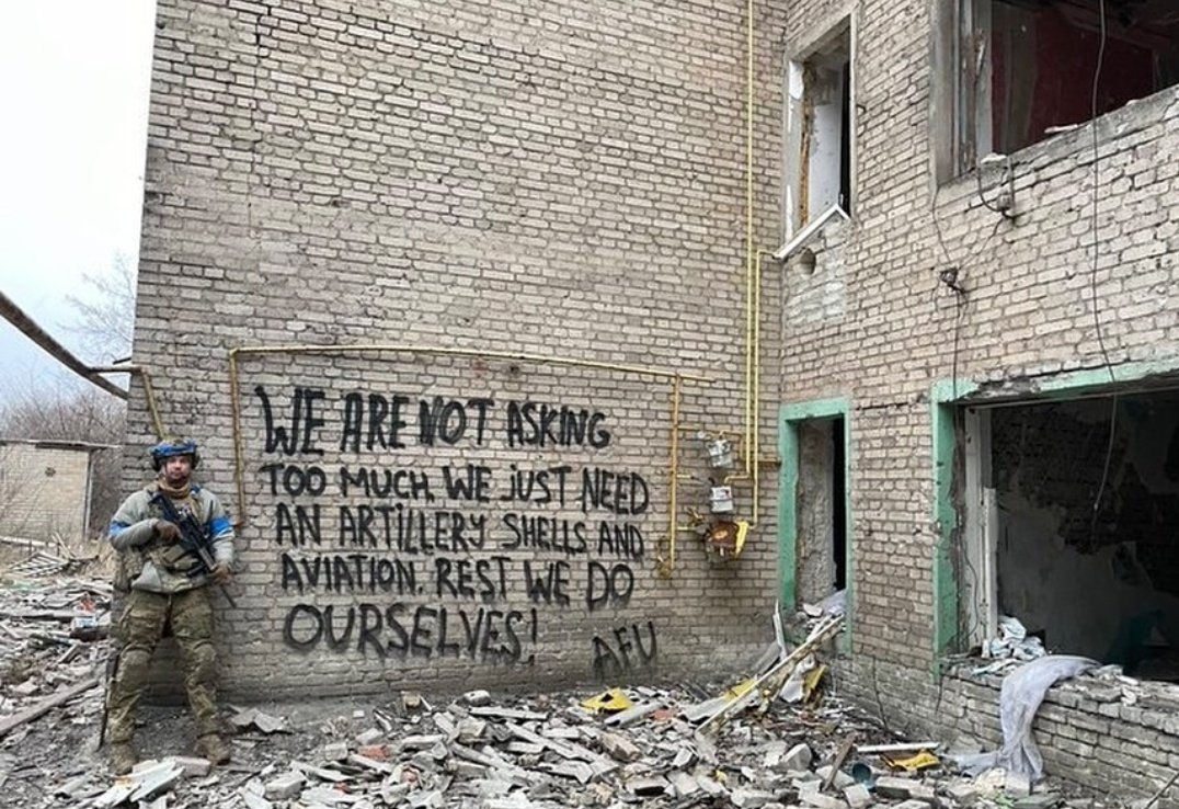 ' We are not asking too much, we just need an artillery shells and aviation . Rest we do ourselves' Armed Forces Of Ukraine 🇺🇦