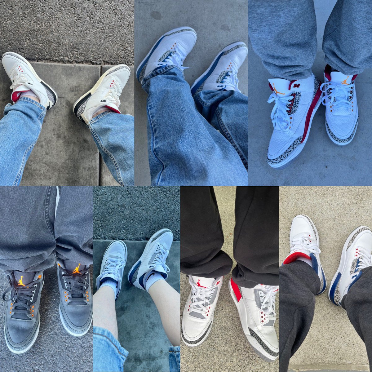 Shouts to all who rocked 3s with me this past week…I loved all the heat! Here’s a recap of what your boy had: #yoursneakersaredope #wearyourkicks #snkrsliveheatingup @NitaBonitax @efiorentino31 @Kayas_Kicks @BrianDaly187 @JDWhite112x @rjolli007 @KicksNfitteds26 @TheReal_JMillz_