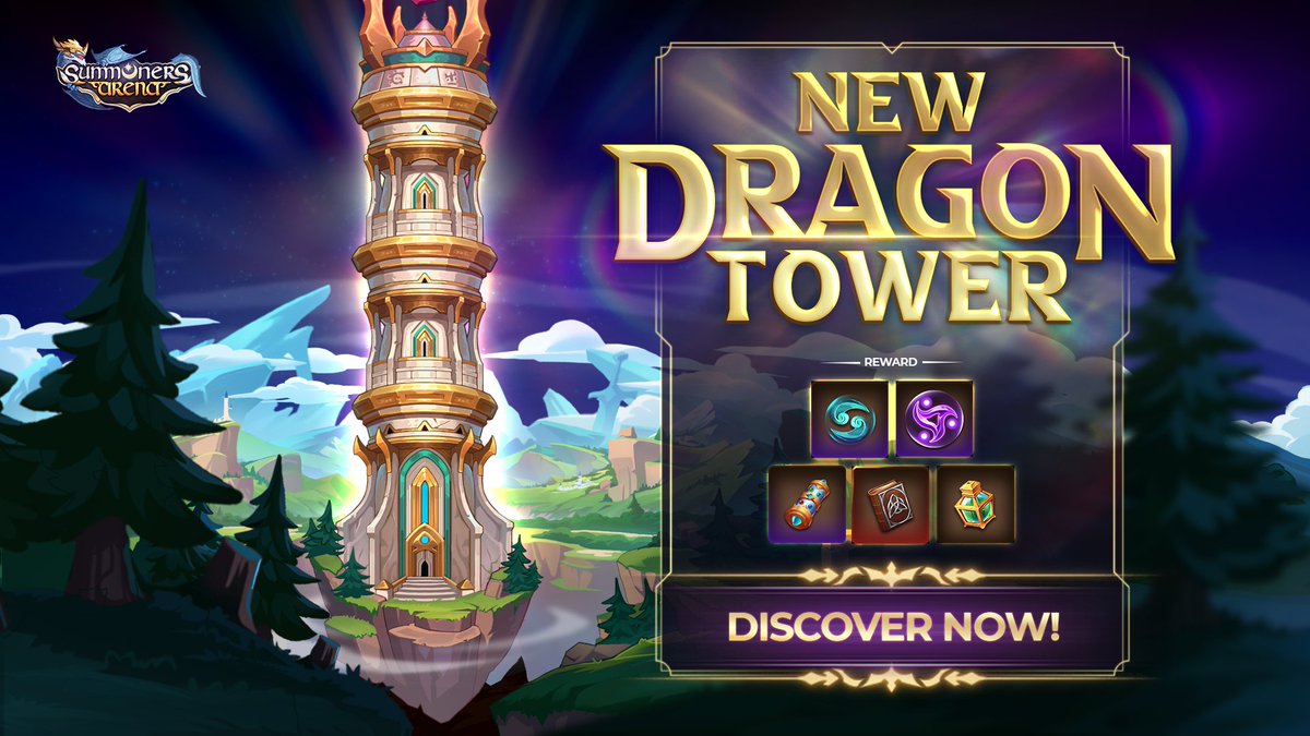 🔥ICYMI, Summonia's newest addition, the (reworked) Dragon Tower, promises a thrilling and challenging experience: - Now featuring 100 floors of excitement. - Challenge attempts will require Stamina consumption. - Compete on the Leaderboard for ranking rewards. - Resets every 30…