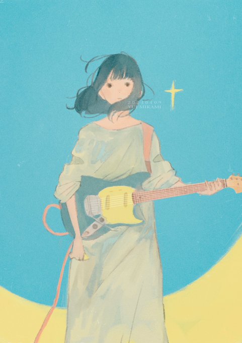 「女の子 エレキギター」のTwitter画像/イラスト(新着)｜3ページ目