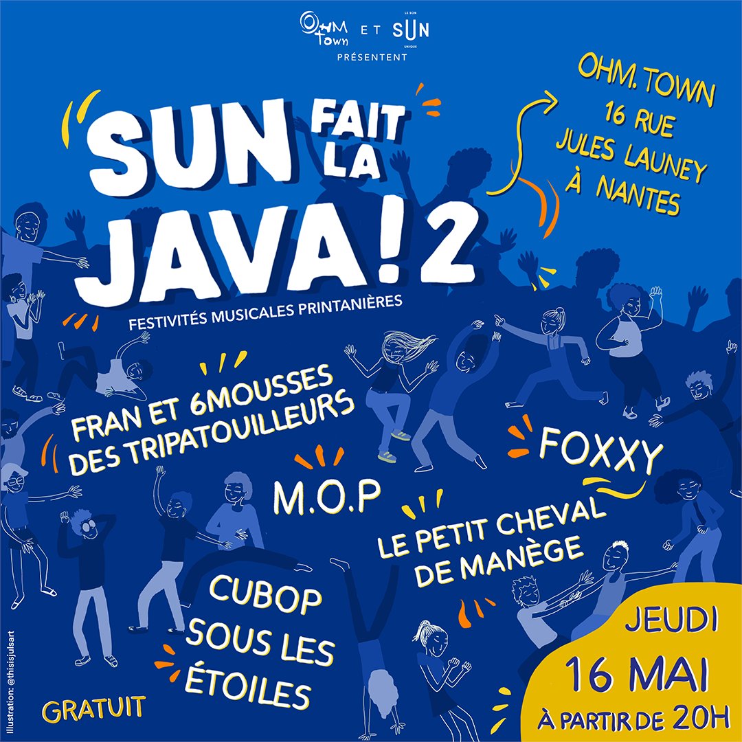 La grande fête de printemps de votre radio préférée revient le jeudi 16 mai à #OHMTown à Nantes 🎉 Programmation de DJ sets 100% maison, pour le plus grand plaisir de vos oreilles et de vos déhanchés. Plus d'infos > facebook.com/events/9005549…