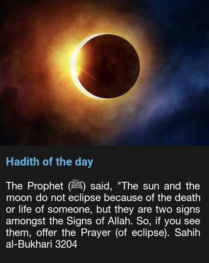 How to pray the eclipse prayer by Sheikh @Assimalhakeem Watch👉🏻 youtu.be/3TyhZ4cyHQQ?si…
