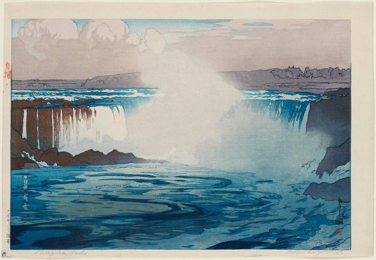 Niagara Falls - Yoshida Hiroshi, 1925
