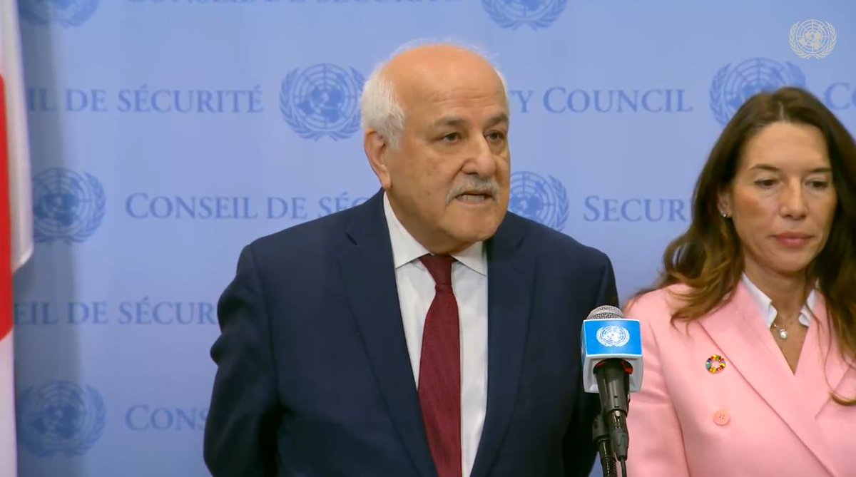.@Palestine_UN Amb Mansour: 'We will follow closely the deliberation in the standing committee and we will continue to lobby all of our friends in the Security Council here in New York, at the level of capitals, at the level of ministers and heads of state and government. And we…