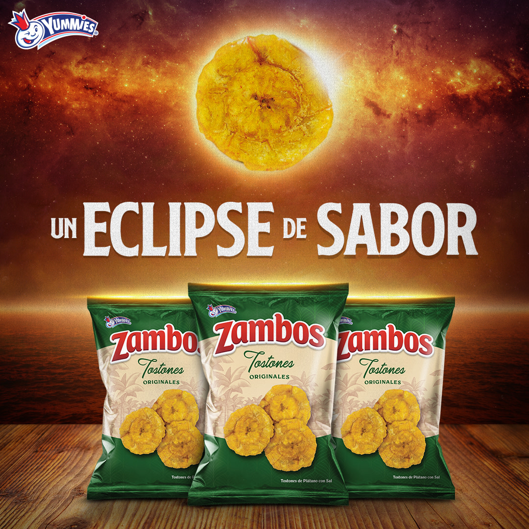 Disfruta del primer eclipse del año junto al delicioso sabor de Zambos.🙌 ¿Listo para este gran espectáculo natural? 🌚🌝
