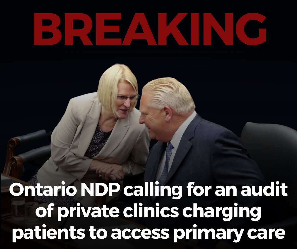 The Canada Health Act is very clear: health care providers cannot engage in extra billing or charge for medically necessary services, but we are seeing evidence every day that patients need to pay to gain access to primary care services. 

This shouldn’t be happening.