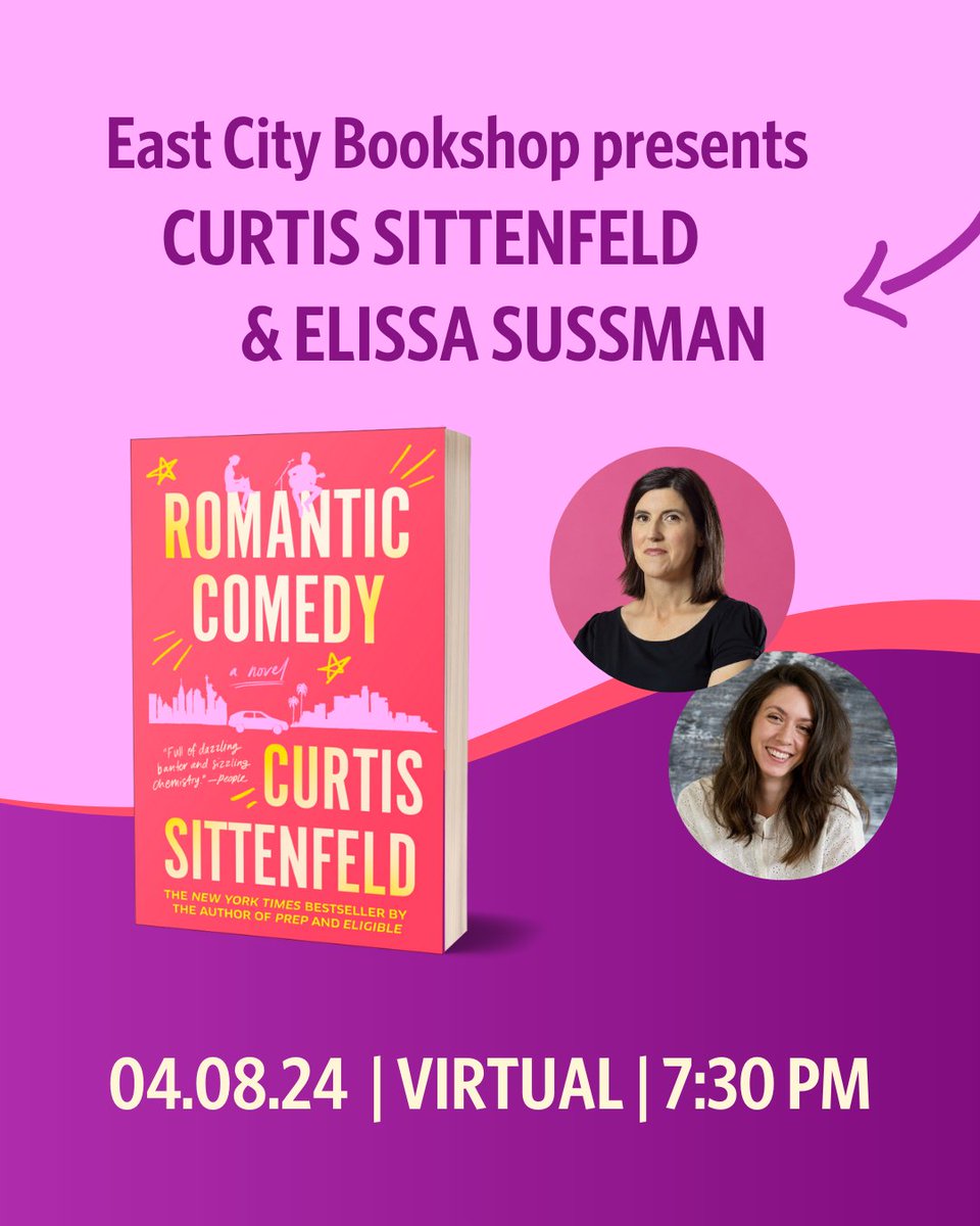 Tonight (Monday) at 7:30 ET. Virtual, free (but you need to register), and I already know Elissa Sussman and I are going to have a great time 🌟 eventbrite.com/e/virtual-even…