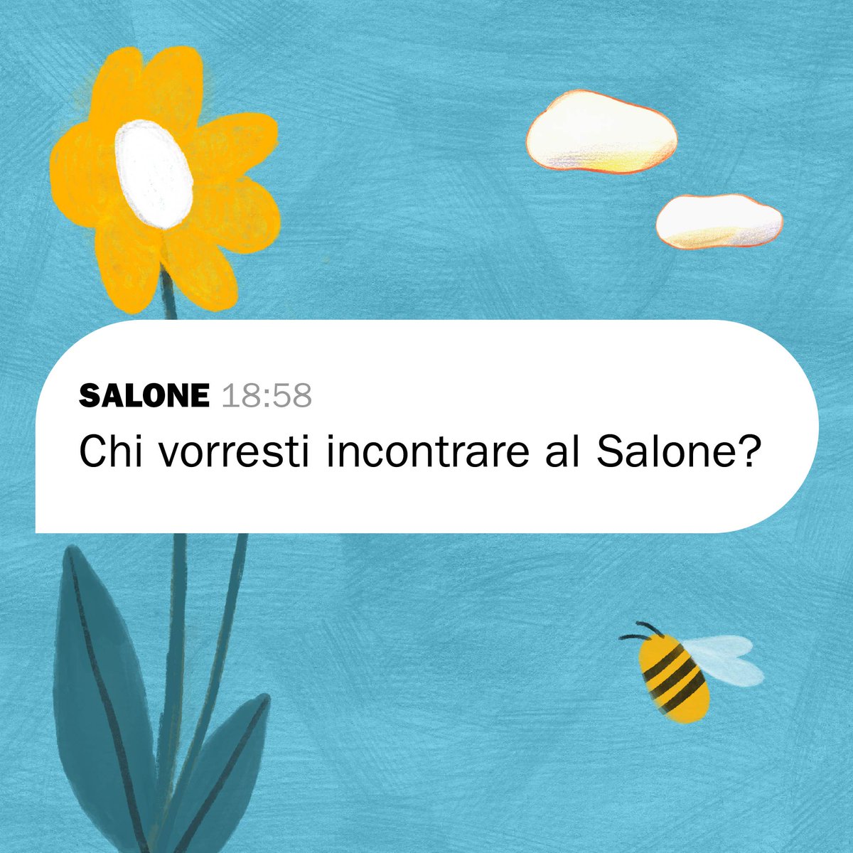 Tra poco esce il programma e scoprirete chi c'è al #SalTo24, ma intanto è bello fantasticare: altrimenti che Vita Immaginaria sarebbe? ❤️☁️