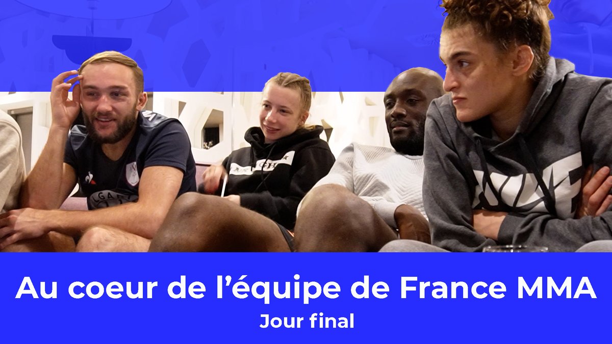 FrenchMma_'s tweet photo. 🚨 NOUVELLE VIDEO🚨
Dernier VLOG au cœur de l'Equipe de France de MMA avec un gros focus sur les finales d'🇫🇷Ugo-Antton Vidal et de 🇫🇷Mathilde Aschenbrenner.
https://t.co/xBMzPlVn1a https://t.co/OAB0LxhXW8